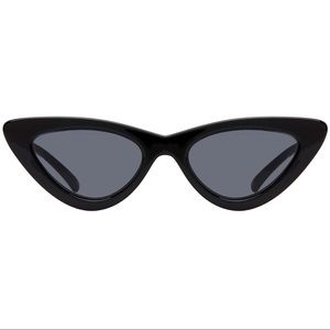 Le Specs - The Last Lolita - black cateye sunglasses 💄